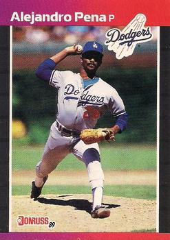 1989 Donruss #557 Alejandro Pena Front