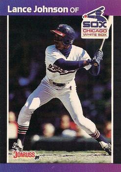 1989 Donruss #606 Lance Johnson Front