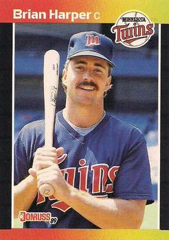 1989 Donruss #641 Brian Harper Front