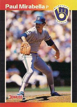 1989 Donruss #654 Paul Mirabella Front