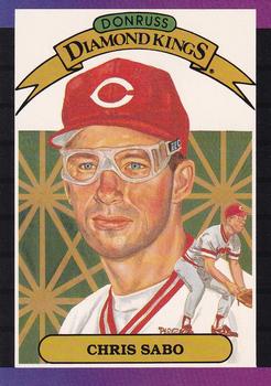 1989 Donruss #4 Chris Sabo Front