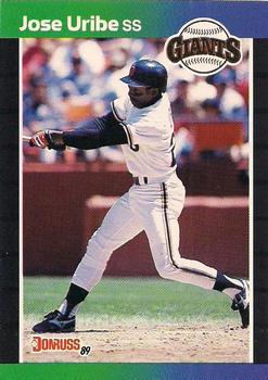 1989 Donruss #131 Jose Uribe Front