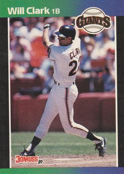 1989 Donruss #249 Will Clark Front