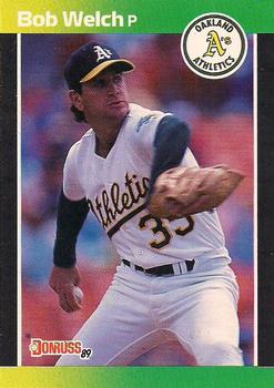 1989 Donruss #332 Bob Welch Front