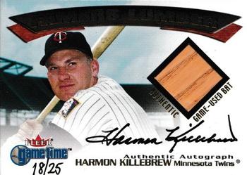 2001 Fleer Game Time - Famers Lumber Autographs #10 Harmon Killebrew  Front