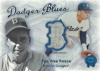 2001 Fleer Greats of the Game - Dodger Blues #NNO Pee Wee Reese Front