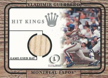 2001 Fleer Legacy - Hit Kings #NNO Vladimir Guerrero  Front