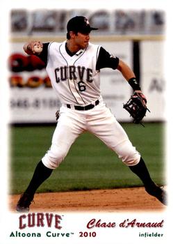 2010 Grandstand Altoona Curve #NNO Chase D'Arnaud Front