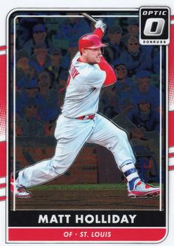 2016 Donruss Optic #153 Matt Holliday Front