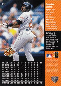 1998 Upper Deck #311 Geronimo Berroa Back