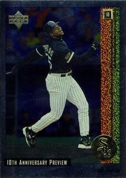 1998 Upper Deck - 10th Anniversary Preview #18 Frank Thomas Front