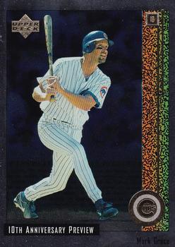 1998 Upper Deck - 10th Anniversary Preview #24 Mark Grace Front