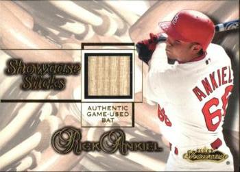 2001 Fleer Showcase - Sticks #NNO Rick Ankiel Front