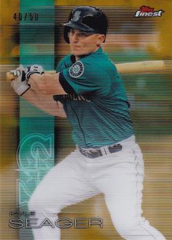 2016 Finest - Gold Refractor #80 Kyle Seager Front