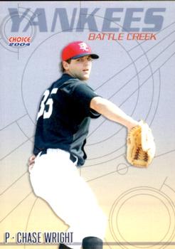 2004 Choice Battle Creek Yankees #31 Chase Wright Front