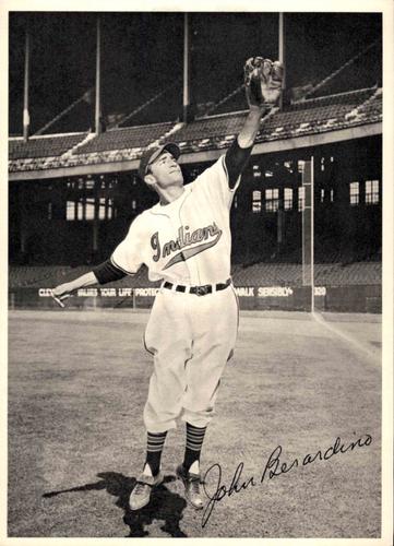 1949 Cleveland Indians Picture Pack #NNO Johnny Berardino Front