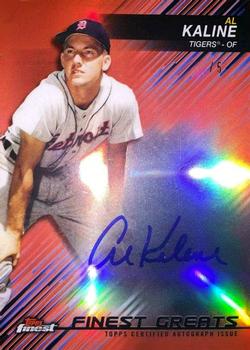 2016 Finest - Greats Autographs Red Refractor #FGA-AK Al Kaline Front