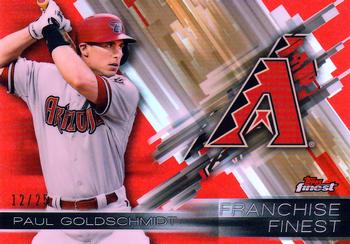 2016 Finest - Franchise Finest Orange Refractor #FF-PG Paul Goldschmidt Front