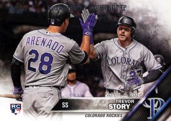 2016 Topps Update #US150 Trevor Story Front