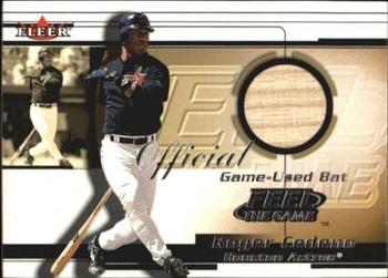 2001 Fleer Triple Crown - Feel the Game #NNO Roger Cedeno Front