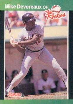 1989 Donruss The Rookies #51 Mike Devereaux Front