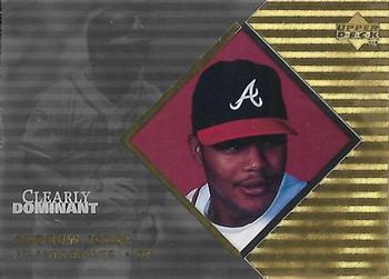 1998 Upper Deck - Clearly Dominant #CD25 Andruw Jones Front