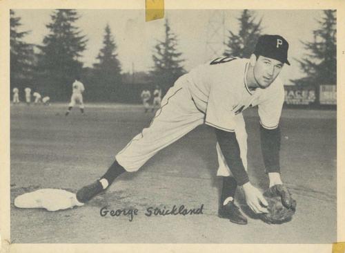 1950 Pittsburgh Pirates Picture Pack #NNO George Strickland Front