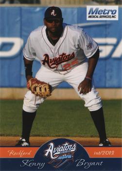 2013 Grandstand Rockford Aviators #NNO Kenny Bryant Front