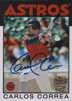 2016 Topps Archives - Fan Favorite Autographs #FFA-CC Carlos Correa Front