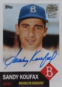 2016 Topps Archives - Fan Favorite Autographs #FFA-SK Sandy Koufax Front