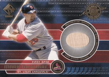 2001 Pacific Private Stock - Game-Used Gear #145 Mark McGwire Front