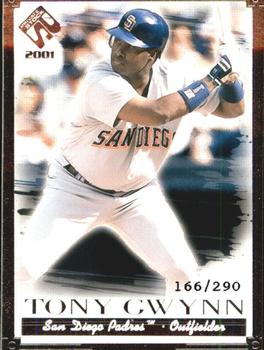 2001 Pacific Private Stock - Silver Portraits #103 Tony Gwynn  Front