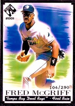 2001 Pacific Private Stock - Silver Portraits #115 Fred McGriff  Front