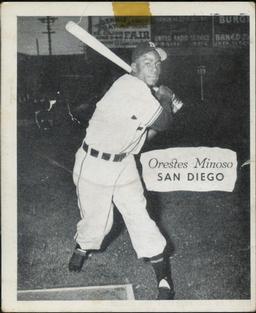 1950 Hage's Dairy #NNO Orestes Minoso Front