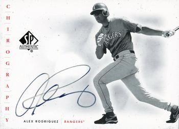 2001 SP Authentic - Chirography #AR Alex Rodriguez Front