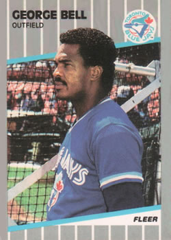 1989 Fleer #226 George Bell Front