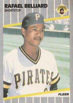 1989 Fleer #201 Rafael Belliard Front