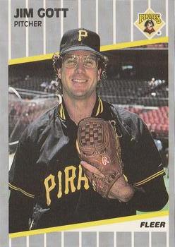 1989 Fleer #210 Jim Gott Front