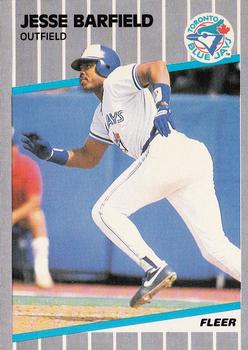 1989 Fleer #225 Jesse Barfield Front