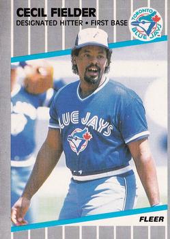 1989 Fleer #232 Cecil Fielder Front