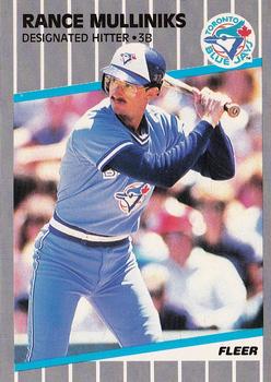 1989 Fleer #242 Rance Mulliniks Front