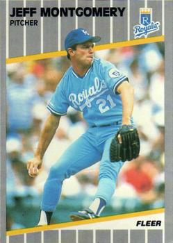 1989 Fleer #288 Jeff Montgomery Front