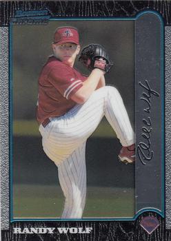 1999 Bowman Chrome #334 Randy Wolf Front