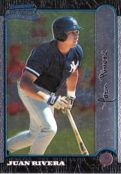 1999 Bowman Chrome #386 Juan Rivera Front