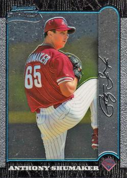 1999 Bowman Chrome #417 Anthony Shumaker Front