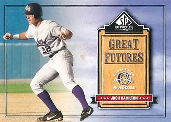 2001 SP Top Prospects - Great Futures #GF2 Josh Hamilton  Front