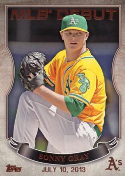 2016 Topps - MLB Debut Bronze (Series 2) #MLBD2-39 Sonny Gray Front