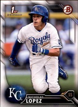 2016 Bowman Draft #BD-43 Nicholas Lopez Front