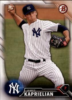 2016 Bowman Draft #BD-136 James Kaprielian Front