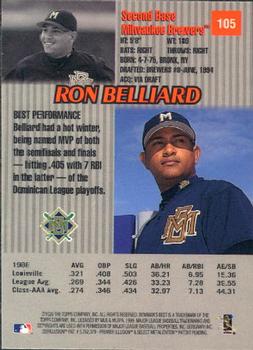 1999 Bowman's Best #105 Ron Belliard Back